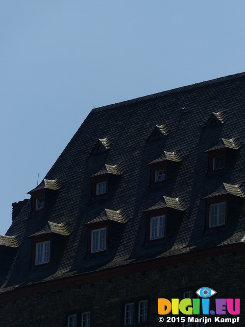 FZ017519 Shadow of Burg Stahleck roof windows